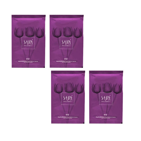 Sara Billberries Mould Mask No 12 400g (Pack Of 4)